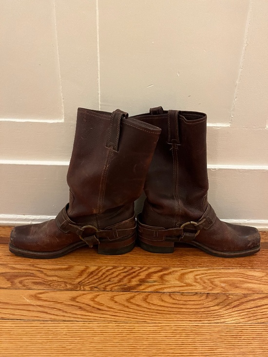 Frye Shoes - Frye Belted harness 12R 8.5 in chestnut leather